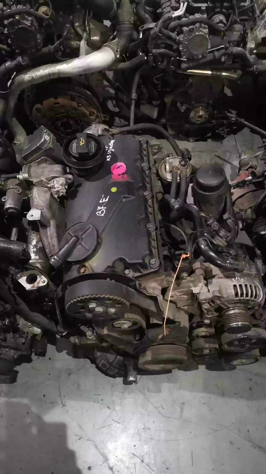 Audi 1.9L TDI BKE Head Block & Sump Engine