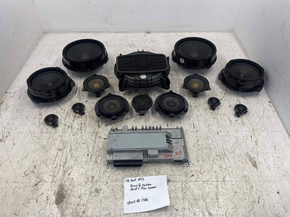 2017–2020 Audi RS3 8V Bang & Olufsen OEM Sound System | Subwoofer, Amplifier & Speakers