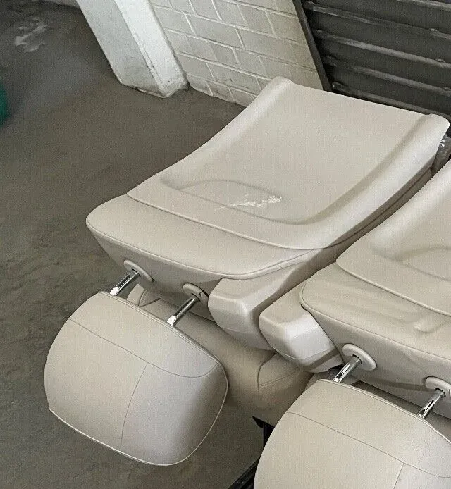 Second image of Mercedes-Benz W447/W448 Single Seat from 3-Seater Bench Beige Artificial Leather NEW