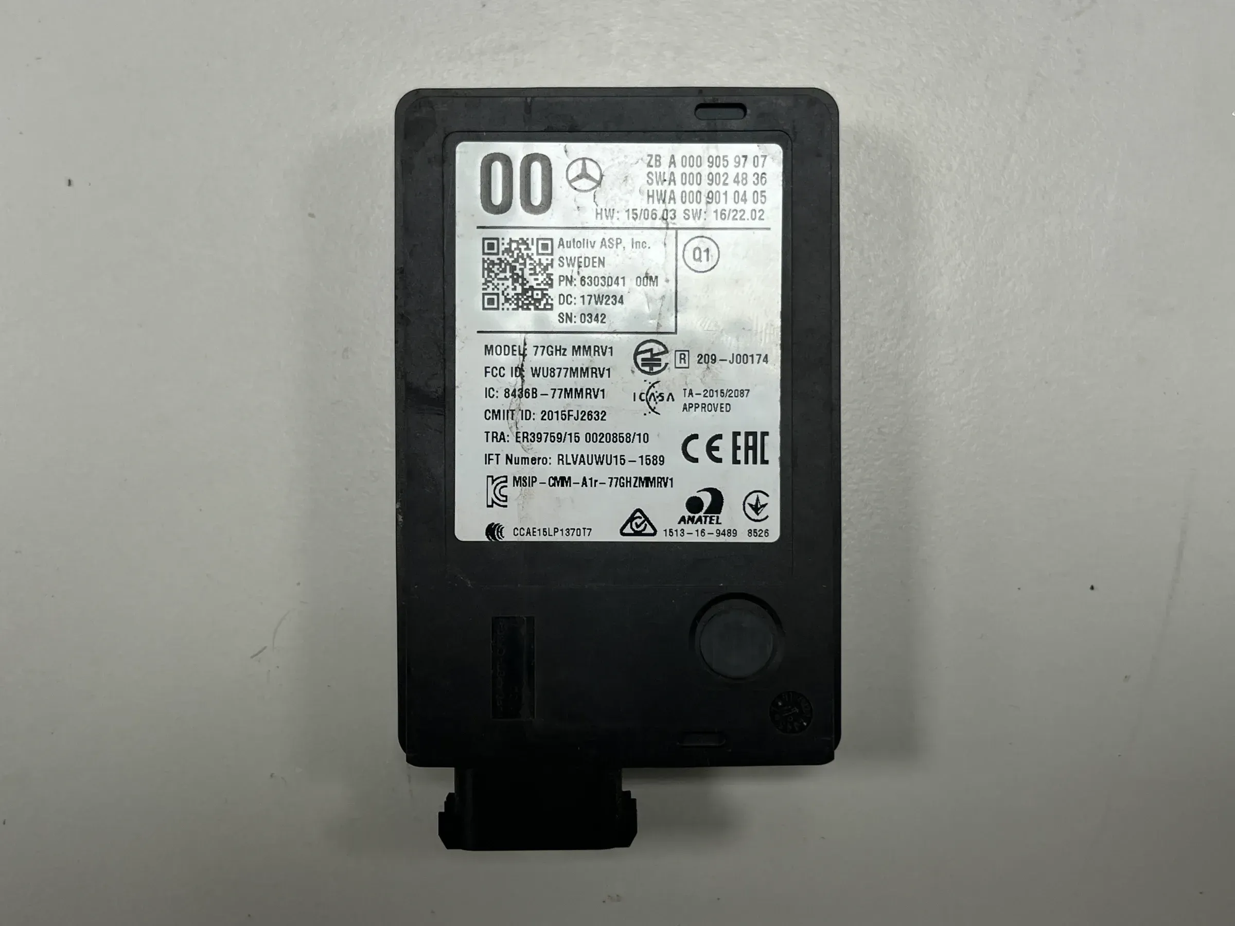 Mercedes-Benz Radar Sensor A0009059707 – NEW