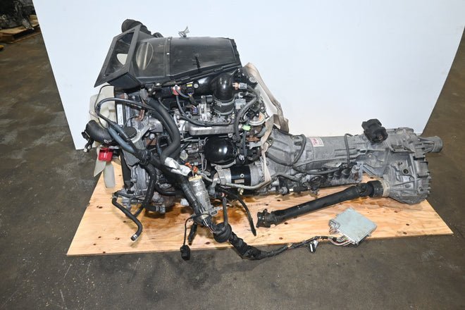 Toyota 1KZ-TE 3.0L Turbo Diesel Engine AWD A/T with Wiring & ECU