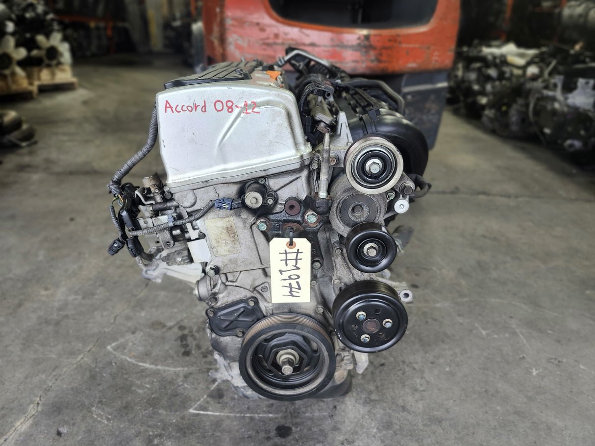 JDM Honda Accord 2008-2012 K24A 2.4L Engine Only / Stock No: 1974